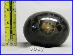 Rare Native American Julie Gutierrez Santa Clara Pottery Bud Vase/Incense Holder