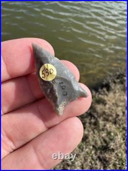 Rare Native American Kentucky Dalton Paleo Arrowhead Point COA