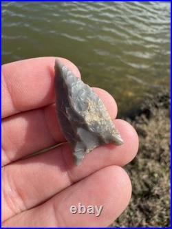 Rare Native American Kentucky Dalton Paleo Arrowhead Point COA