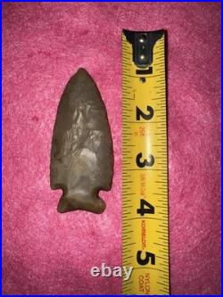 Rare Native American Kentucky Hemphill Arrowhead Point
