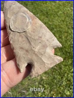 Rare Native American Kirk Corner Notch Arrowhead Point