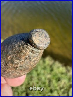 Rare Native American Knob Top Plummet Jackson COA