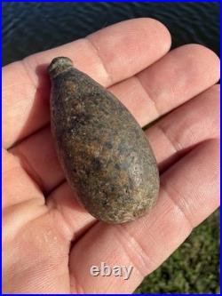 Rare Native American Knob Top Plummet Jackson COA