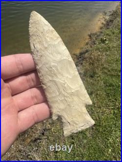 Rare Native American Large Hardin Point Arrowhead