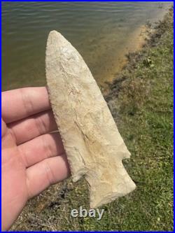 Rare Native American Large Hardin Point Arrowhead