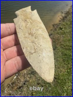 Rare Native American Large Hardin Point Arrowhead