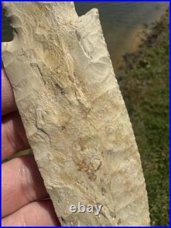 Rare Native American Large Hardin Point Arrowhead