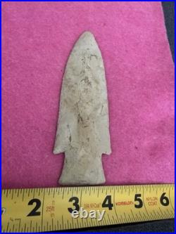 Rare Native American Large Hardin Point Arrowhead