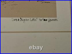 Rare Native American Lithograph #24 Archery of the Mandans Catlin NA Indian 1845