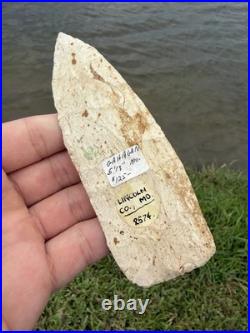 Rare Native American Missouri Blade Arrowhead Point