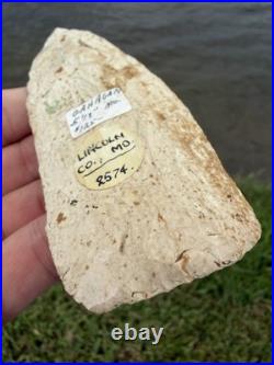 Rare Native American Missouri Blade Arrowhead Point