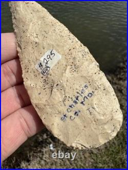 Rare Native American Missouri Cobbs Blade Arrowhead Point