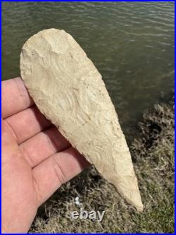 Rare Native American Missouri Cobbs Blade Arrowhead Point