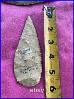 Rare Native American Missouri Cobbs Blade Arrowhead Point