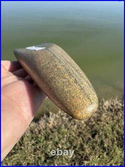 Rare Native American Missouri Fluted Grooved Celt Tool Artifact