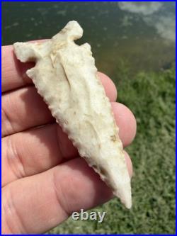 Rare Native American Missouri Graham Cave Arrowhead Point Blade