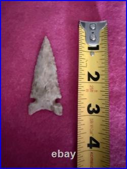 Rare Native American Missouri Graham Cave Arrowhead Point Blade