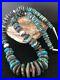 Rare-Native-American-Navajo-Blue-Turquoise-St-Silver-Spiny-24Necklace-S202-01-sqd