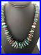 Rare-Native-American-Navajo-Blue-Turquoise-Sterling-Silver-Spiny-24NecklaceS111-01-ilsl