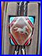 Rare-Native-American-Navajo-David-Yellowhorse-turquoise-Silver-HORSE-Bolo-Tie-01-scf