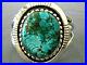 Rare-Native-American-Navajo-Teal-Green-Turquoise-Sterling-Silver-Cuff-Bracelet-01-txl
