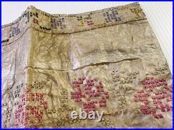 Rare Native American Needle Point Embroydery Leather Wallet