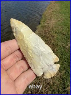 Rare Native American Ohio Dovetail Arrowhead COA
