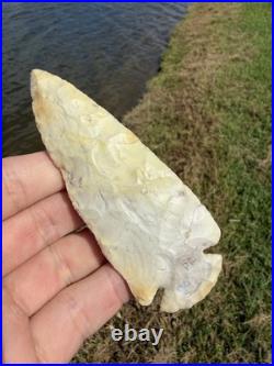 Rare Native American Ohio Dovetail Arrowhead COA