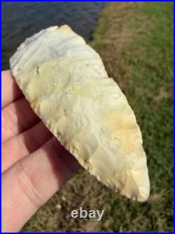 Rare Native American Ohio Dovetail Arrowhead COA