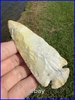 Rare Native American Ohio Dovetail Arrowhead COA