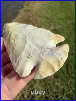 Rare Native American Ohio Dovetail Arrowhead COA