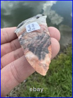 Rare Native American Ohio Flintridge E Notch Thebes Point Arrowhead