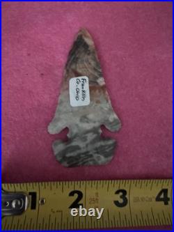 Rare Native American Ohio Flintridge E Notch Thebes Point Arrowhead