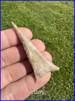 Rare Native American Oklahoma Early Dalton Point Arrowhead