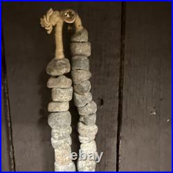 Rare! Native American Old Pawn Necklace, Trade Bead Stone 13