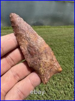 Rare Native American Paleo Archaic Arrowhead Point Blade