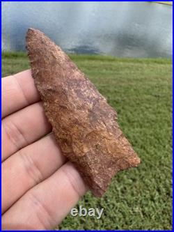 Rare Native American Paleo Archaic Arrowhead Point Blade