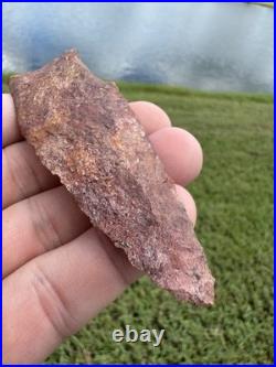 Rare Native American Paleo Archaic Arrowhead Point Blade