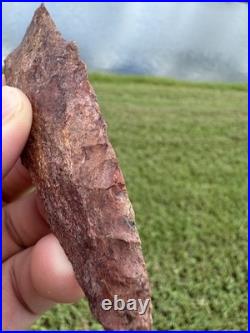 Rare Native American Paleo Archaic Arrowhead Point Blade