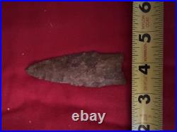 Rare Native American Paleo Archaic Arrowhead Point Blade