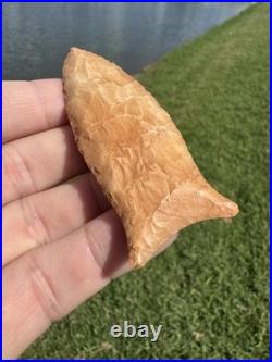 Rare Native American Paleo Beaver Lake Arrowhead Point