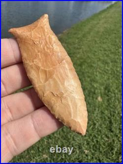 Rare Native American Paleo Beaver Lake Arrowhead Point