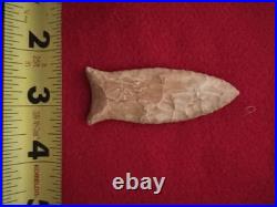 Rare Native American Paleo Beaver Lake Arrowhead Point Rare Native American Paleo Beaver Lake Arrowhead Point