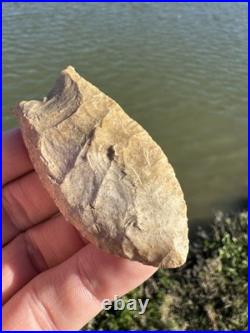 Rare Native American Paleo Clovis Point Arrowhead