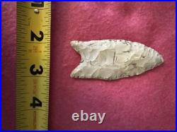 Rare Native American Paleo Fluted Clovis Point Arrowhead
