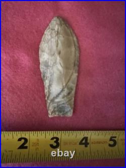 Rare Native American Paleo He'll Gap Arrowhead Point
