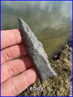 Rare Native American Paleo Tennessee Cumberland Arrowhead Point