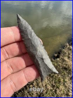 Rare Native American Paleo Tennessee Cumberland Arrowhead Point