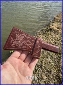 Rare Native American Pipe Tomahawk Hand Carved South Dakota