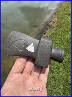 Rare Native American Pipe Tomohawk Carved Axe Head